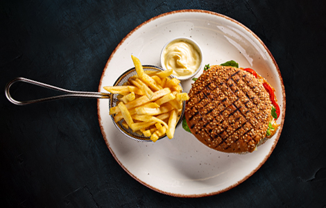 Chicken Burger BlueSpice Indian & fastfood takeaway Aberdeen